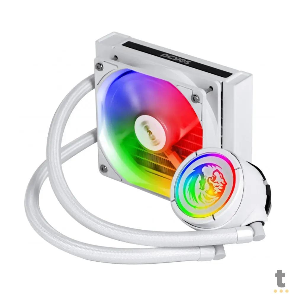 Water Cooler 1 Fan PCYes Nix 2 White ARGB (Intel/AMD) Branco - PCYWCNIX120W Truedata